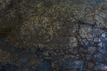 the texture of the concrete wall