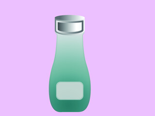 Beautiful face cream bottle design