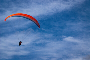 Paragliders in the state of Minas Gerais, Brazil