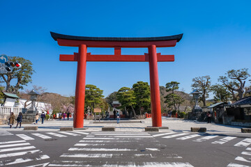 神奈川県鎌倉市 鶴岡八幡宮 二の鳥居 