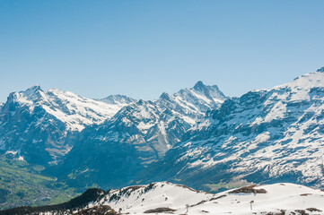 Grindelwald, Eiger, Eigernordwand, Mönch, Jungfrau, Lauberhorn, Männlichen, Alpen, Berner...