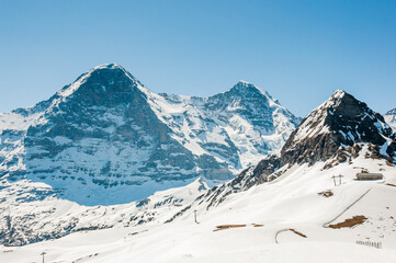 Grindelwald, Eiger, Eigernordwand, Mönch, Jungfrau, Lauberhorn, Männlichen, Alpen, Berner...