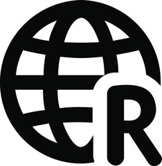 International Roaming icon vector