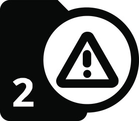 Invalid SIM icon vector.