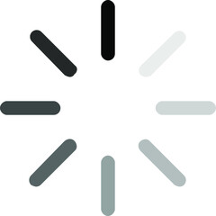 Loading Waiting Spinner icon vector