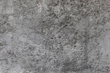 Fototapeta na wymiar Gray cement plaster wall as background or texture.