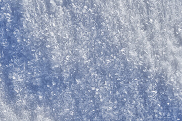 ice cristalls on the show