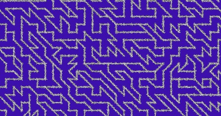 Purple pattern maze background wallpaper 3d illustration