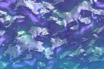 creative smooth shining fine steel ripple digital art texture illustration