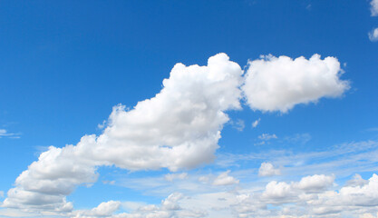 blue sky with clouds