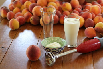 peach smoothie ingredients