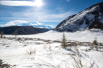 View of Altay mountains