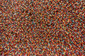 multicolor carped with deep fibers