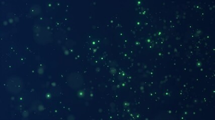 Abstract 3D animation of DNA on a dark background. Hologram blue glowing rotating DNA double helix in a cloud of binary code. Science and medicine concepts. Seamless loopable background. - Powered by Adobe