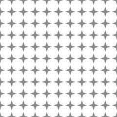 Creative composition with the image of gray geometric shapes on a white background. Seamless background, abstraction. Material for printing on paper or fabric.