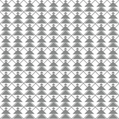 Creative composition with the image of gray geometric shapes on a white background. Seamless background, abstraction. Material for printing on paper or fabric.
