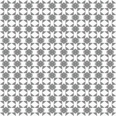 Creative composition with the image of gray geometric shapes on a white background. Seamless background, abstraction. Material for printing on paper or fabric.