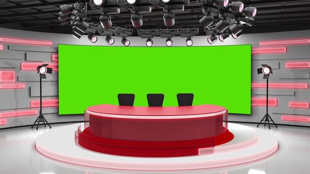 News Tv Studio Virtual Green Screen Background Images – Browse 1,639 Stock  Photos, Vectors, and Video | Adobe Stock