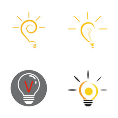 light bulb symbol vector design illustration