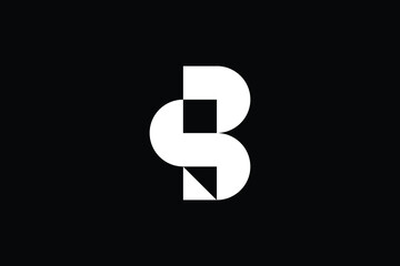 SP letter logo design on luxury background. PS monogram initials letter logo concept. SB icon design. BS elegant and Professional letter icon design on black background. SB BS SP PS