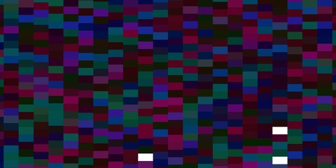 Dark Multicolor vector texture in rectangular style.