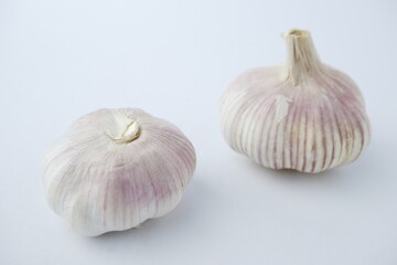 Obraz premium Garlic Isolated on white background