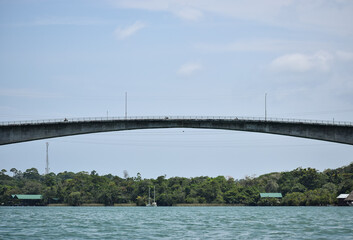 Puente de Rio Dulce, departamento de Izabal en Guatemala.
