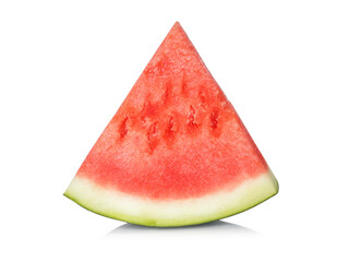 Watermelon slice isolated on white background
