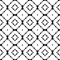 Vector monochrome seamless pattern, Abstract endless texture for fabric print, card, table cloth, furniture, banner, cover, invitation, decoration, wrapping.