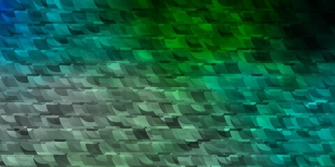 Light Blue, Green vector layout with lines, triangles.