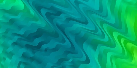 Light Green vector background with lines.