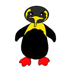 penguin, ice, penguin in a hat,penguin in rubber boots with a fish and an umbrella, picture for children's holidays, print on an air balloon, print for printing pictures for a birthday, birthday card,