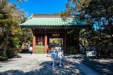 Fototapeta na wymiar 神奈川県 高徳院 仁王門
