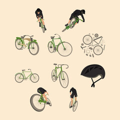 ten cycling sport icons