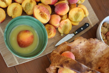 preserving peaches