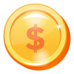 Fototapeta premium Dollar Coin