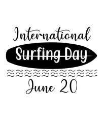 International Surfing Day June 20