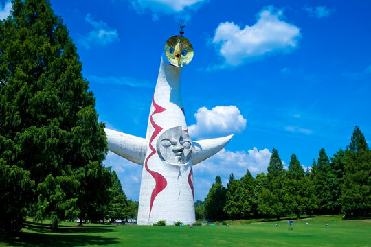 大阪府吹田市 万博記念公園 太陽の塔（2016年8月7日）