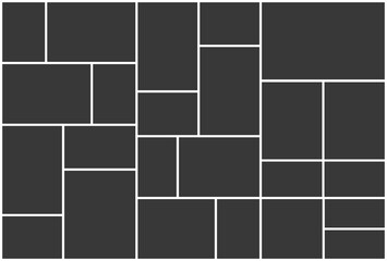 blank college frame photo part or picture.  Vector photo frame mockup. photo frame collage background picture. Vector illustration. photo college. frame. picture college.