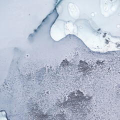 Clouds Macro. Art Light Ancient Print. Sea Dust