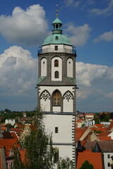 Fototapeta na wymiar Die Frauenkirche in der Stadt Meissen