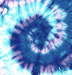 Bohemian Trippy Kaleidoscope Hippie.  Tie Circular Paint. Violet Kaleidoscope Hippie. Old 1970s Paint. Repeat Kaleidoscope Hippie.  Ikat Spiral Die Art. 1960s