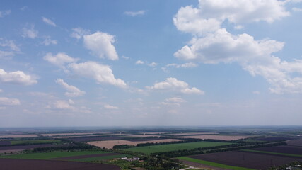 view of the horizon from a bird's eye view