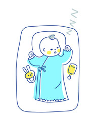 スヤスヤと眠る赤ちゃん
