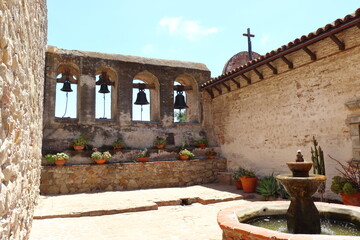 The San Juan Capistrano Mission on Memorial Day