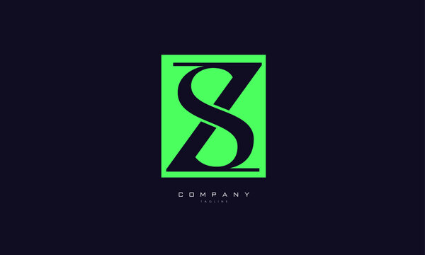 Alphabet letters Initials Monogram logo ZS, SZ, Z and S