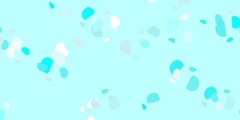 Light blue, green vector template with abstract forms.