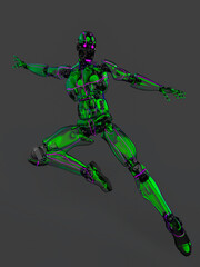 crash test dummy is dancing