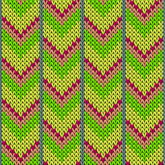 Handmade downward arrow lines knit texture background