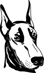 Animal dog logo vector design templates